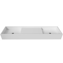CDesign 1620mm Solid Surface Double Wall Hung Basin